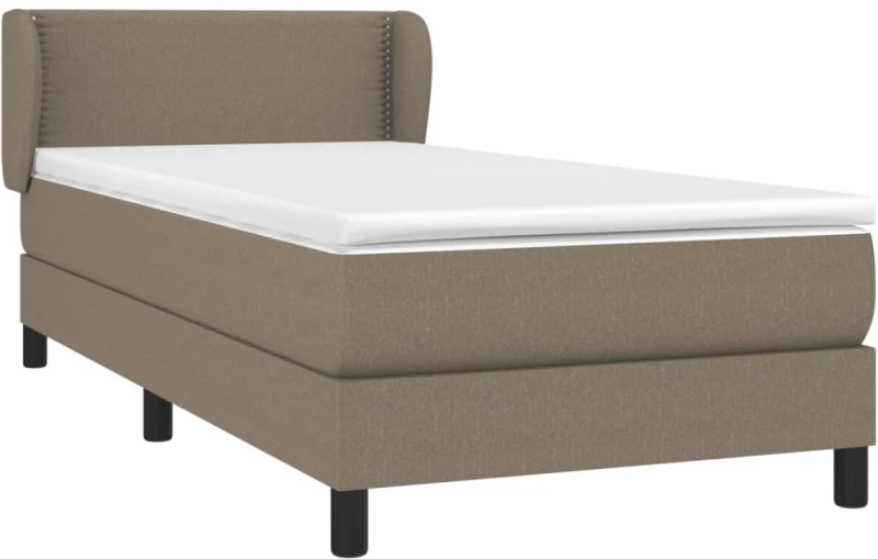 ΚΡΕΒΑΤΙ BOXSPRING ΜΕ ΣΤΡΩΜΑ TAUPE 90X200 ΕΚ. ΥΦΑΣΜΑΤΙΝΟ 3126137