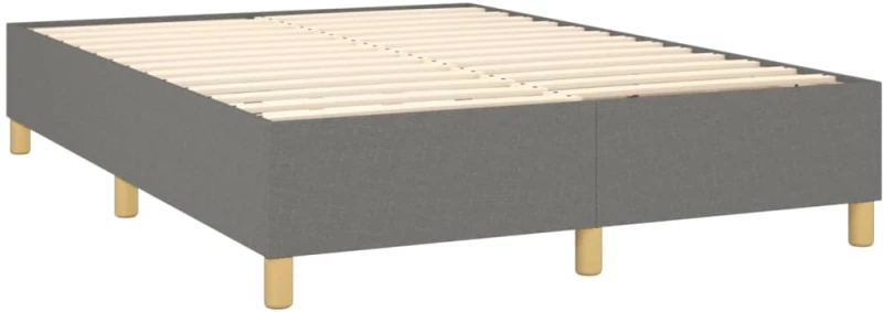 ΚΡΕΒΑΤΙ BOXSPRING ΜΕ ΣΤΡΩΜΑ ΣΚΟΥΡΟ ΓΚΡΙ 140X190 ΕΚ. ΥΦΑΣΜΑΤΙΝΟ 3128758