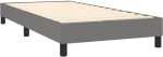 ΚΡΕΒΑΤΙ BOXSPRING ΜΕ ΣΤΡΩΜΑ ΣΚΟΥΡΟ ΓΚΡΙ 90X190 ΕΚ. ΥΦΑΣΜΑΤΙΝΟ 3129914
