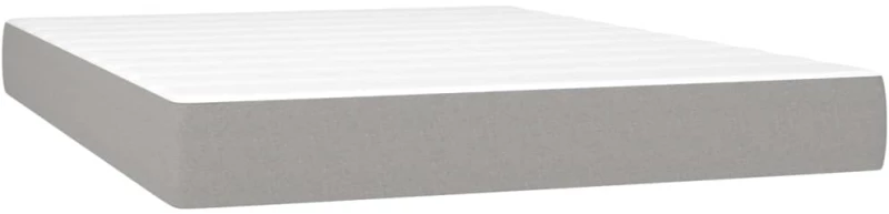 ΚΡΕΒΑΤΙ BOXSPRING ΜΕ ΣΤΡΩΜΑ ΑΝΟΙΧΤΟ ΓΚΡΙ 140X200 ΕΚ. ΥΦΑΣΜΑΤΙΝΟ 3129953