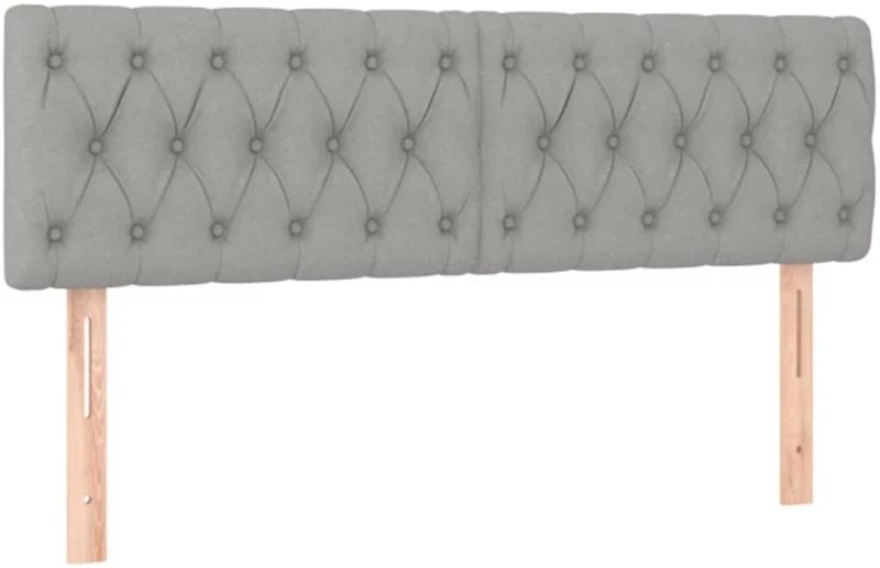 ΚΡΕΒΑΤΙ BOXSPRING ΜΕ ΣΤΡΩΜΑ ΑΝΟΙΧΤΟ ΓΚΡΙ 140X190 ΕΚ. ΥΦΑΣΜΑΤΙΝΟ 3130505