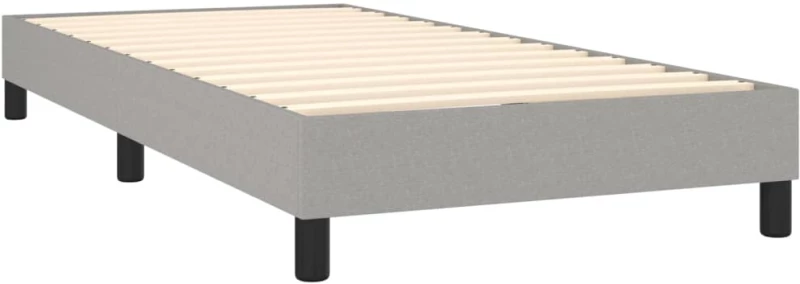 ΚΡΕΒΑΤΙ BOXSPRING ΜΕ ΣΤΡΩΜΑ & LED ΑΝ.ΓΚΡΙ 90X200 ΕΚ. ΥΦΑΣΜΑΤΙΝΟ 3133365