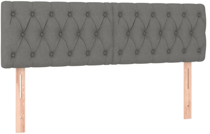 ΚΡΕΒΑΤΙ BOXSPRING ΜΕ ΣΤΡΩΜΑ & LED ΣΚ.ΓΚΡΙ 140X200 ΕΚ ΥΦΑΣΜΑΤΙΝΟ 3133398