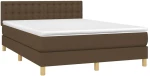 ΚΡΕΒΑΤΙ BOXSPRING ΜΕ ΣΤΡΩΜΑ & LED ΣΚ.ΚΑΦΕ 140X200 ΕΚ ΥΦΑΣΜΑΤΙΝΟ 3134040