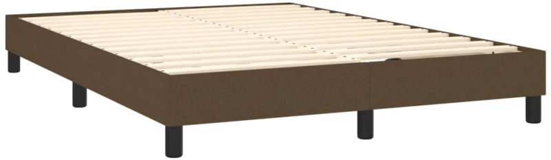 ΚΡΕΒΑΤΙ BOXSPRING ΜΕ ΣΤΡΩΜΑ ΣΚΟΥΡΟ ΚΑΦΕ 140X200 ΕΚ ΥΦΑΣΜΑΤΙΝΟ 3126568