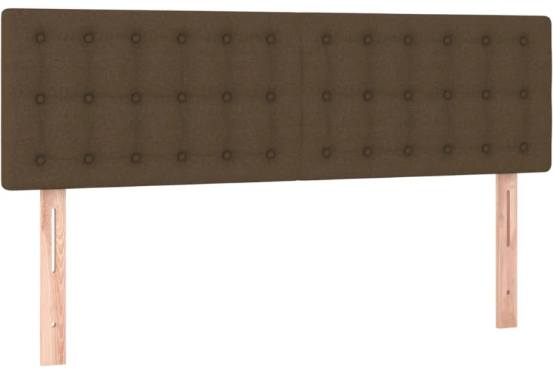 ΚΡΕΒΑΤΙ BOXSPRING ΜΕ ΣΤΡΩΜΑ ΣΚΟΥΡΟ ΚΑΦΕ 140X200 ΕΚ ΥΦΑΣΜΑΤΙΝΟ 3126568