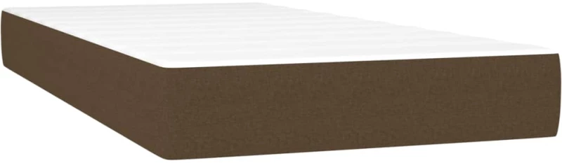 ΚΡΕΒΑΤΙ BOXSPRING ΜΕ ΣΤΡΩΜΑ & LED ΣΚ.ΚΑΦΕ 90X200 ΕΚ. ΥΦΑΣΜΑΤΙΝΟ 3133208