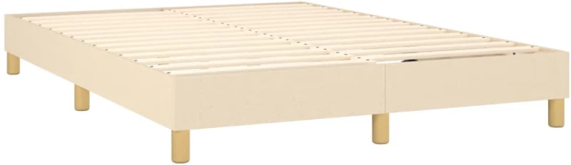 ΚΡΕΒΑΤΙ BOXSPRING ΜΕ ΣΤΡΩΜΑ & LED ΚΡΕΜ 140X200 ΕΚ. ΥΦΑΣΜΑΤΙΝΟ 3133962