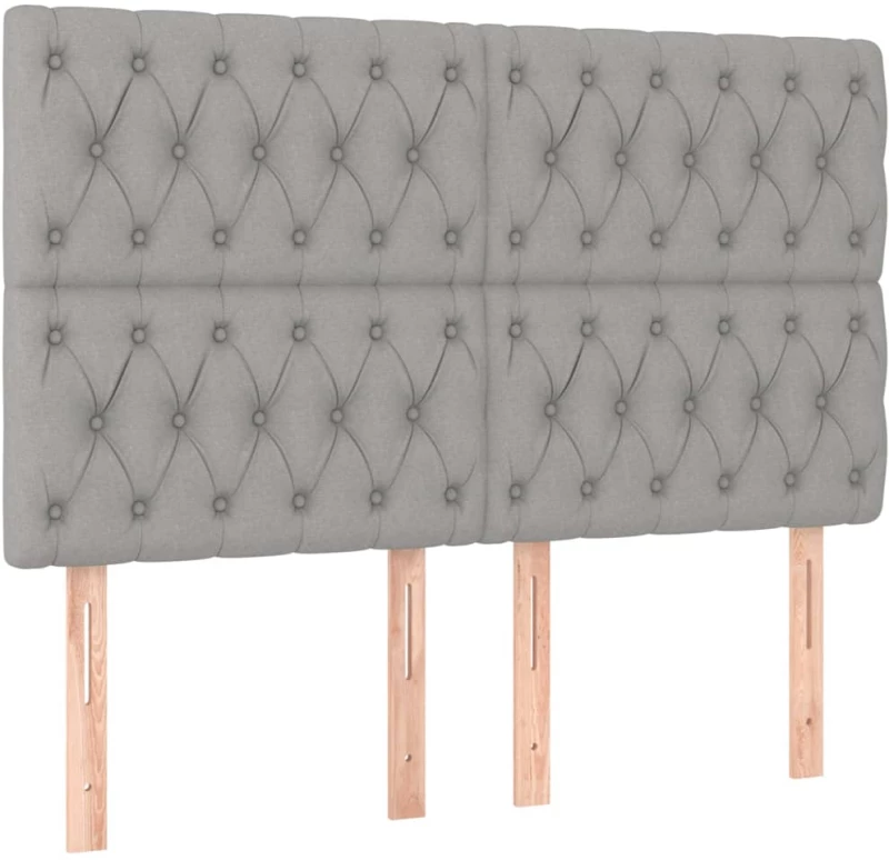 ΚΡΕΒΑΤΙ BOXSPRING ΜΕ ΣΤΡΩΜΑ ΑΝΟΙΧΤΟ ΓΚΡΙ 140X200 ΕΚ. ΥΦΑΣΜΑΤΙΝΟ 3137397