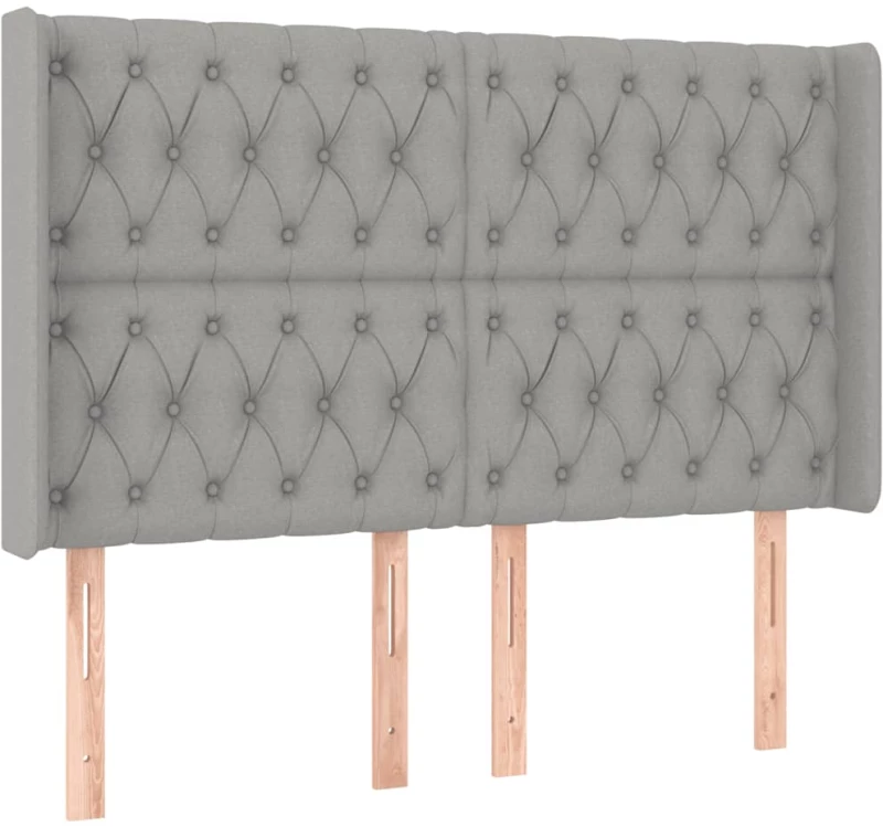 ΚΡΕΒΑΤΙ BOXSPRING ΜΕ ΣΤΡΩΜΑ & LED ΑΝ.ΓΚΡΙ 140X200ΕΚ. ΥΦΑΣΜΑΤΙΝΟ 3138557