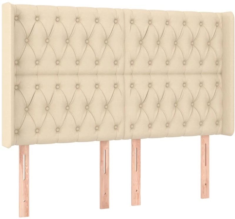 ΚΡΕΒΑΤΙ BOXSPRING ΜΕ ΣΤΡΩΜΑ & LED ΚΡΕΜ 140X200 ΕΚ. ΥΦΑΣΜΑΤΙΝΟ 3139122