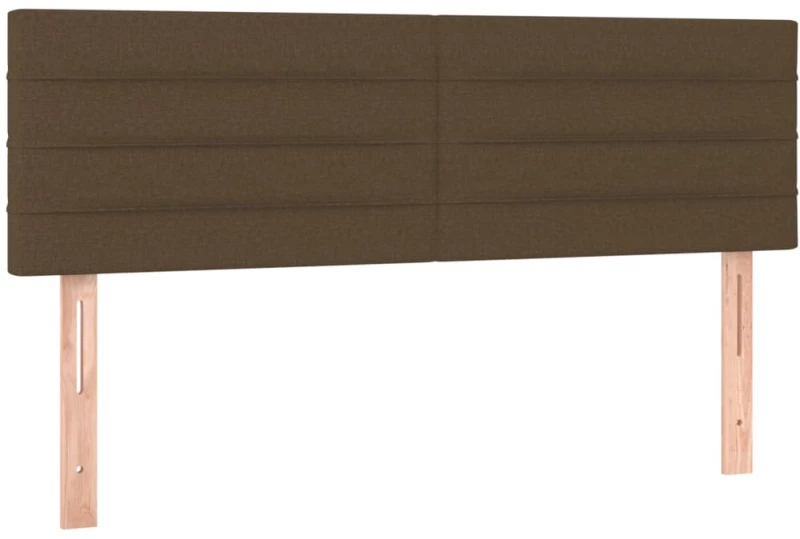 ΚΡΕΒΑΤΙ BOXSPRING ΜΕ ΣΤΡΩΜΑ ΣΚΟΥΡΟ ΚΑΦΕ 140X200 ΕΚ ΥΦΑΣΜΑΤΙΝΟ 3126328