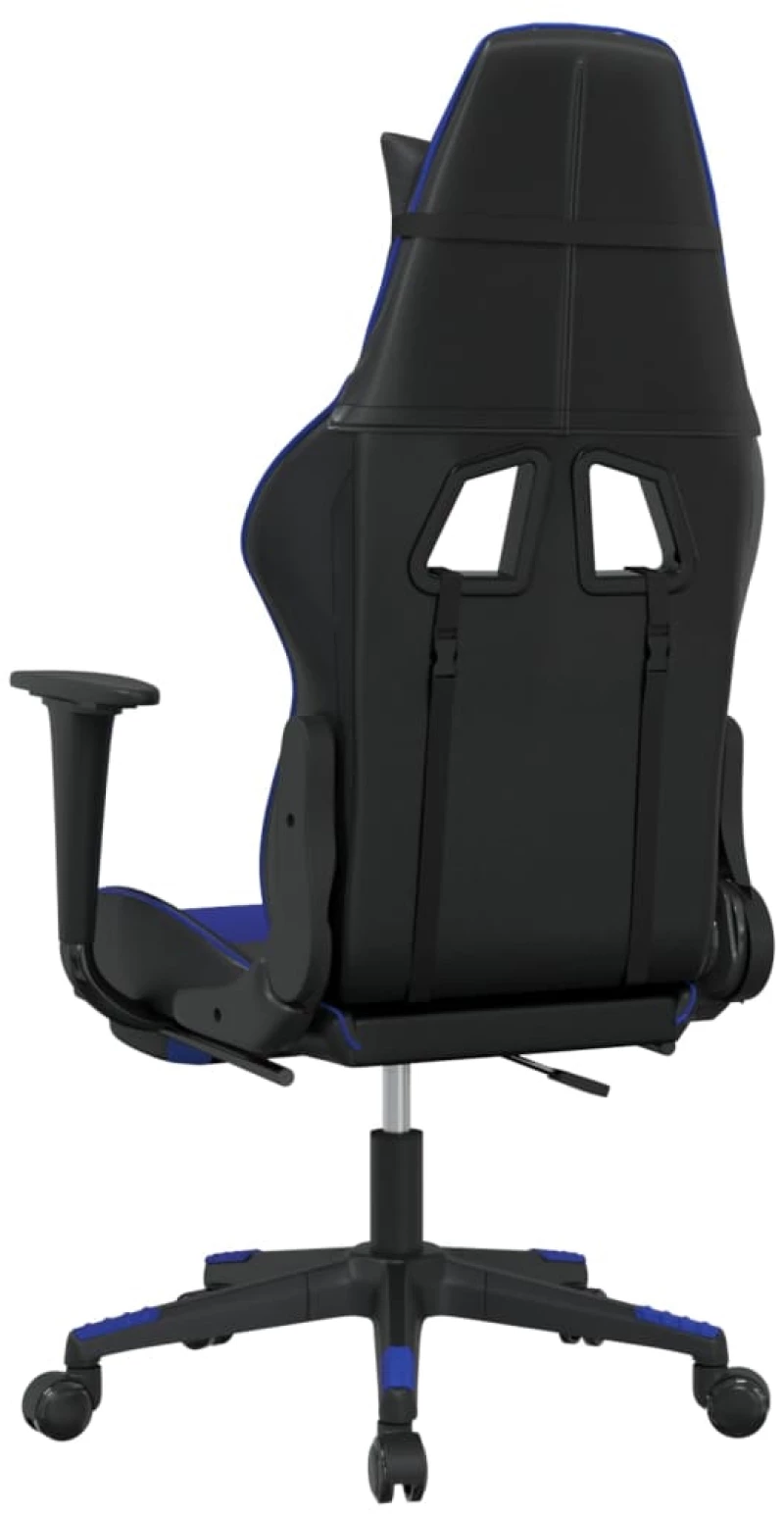 ΚΑΡΕΚΛΑ GAMING ΜΑΣΑΖ ΥΠΟΠΟΔΙΟ ΜΑΥΡΟ & ΜΠΛΕ ΑΠΟ ΣΥΝΘΕΤΙΚΟ ΔΕΡΜΑ 345457