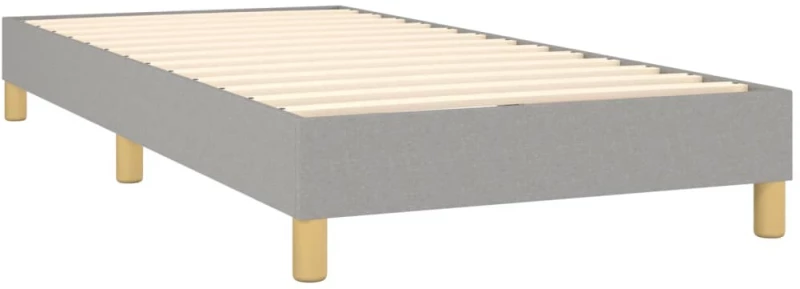 ΚΡΕΒΑΤΙ BOXSPRING ΜΕ ΣΤΡΩΜΑ ΑΝΟΙΧΤΟ ΓΚΡΙ 80X200 ΕΚ. ΥΦΑΣΜΑΤΙΝΟ 3130465