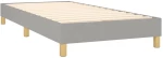 ΚΡΕΒΑΤΙ BOXSPRING ΜΕ ΣΤΡΩΜΑ ΑΝΟΙΧΤΟ ΓΚΡΙ 80X200 ΕΚ. ΥΦΑΣΜΑΤΙΝΟ 3130465