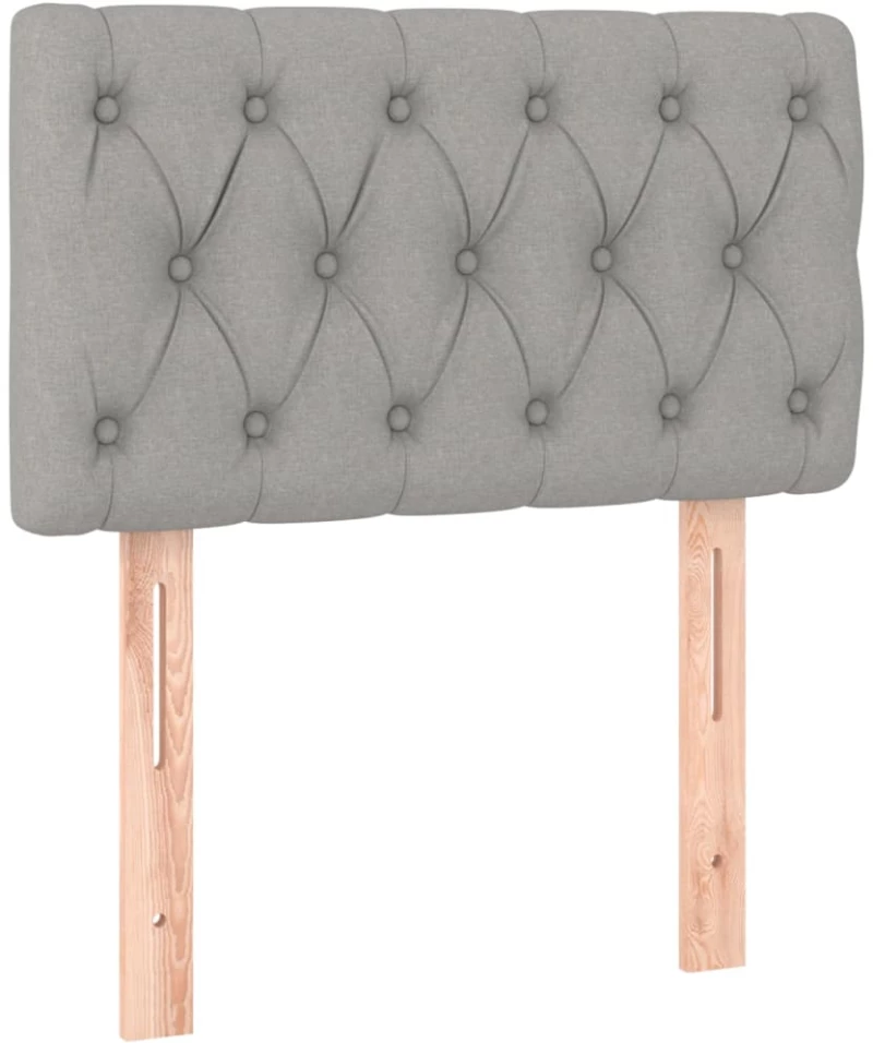 ΚΡΕΒΑΤΙ BOXSPRING ΜΕ ΣΤΡΩΜΑ ΑΝΟΙΧΤΟ ΓΚΡΙ 80X200 ΕΚ. ΥΦΑΣΜΑΤΙΝΟ 3130465