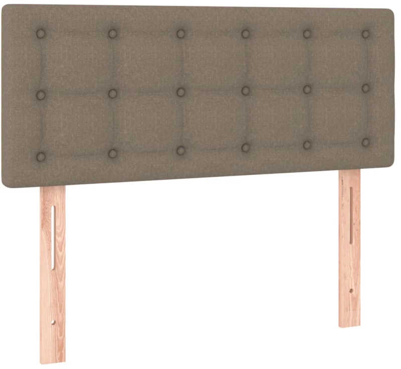 ΚΡΕΒΑΤΙ BOXSPRING ΜΕ ΣΤΡΩΜΑ & LED TAUPE 100X200 ΕΚ. ΥΦΑΣΜΑΤΙΝΟ 3133457