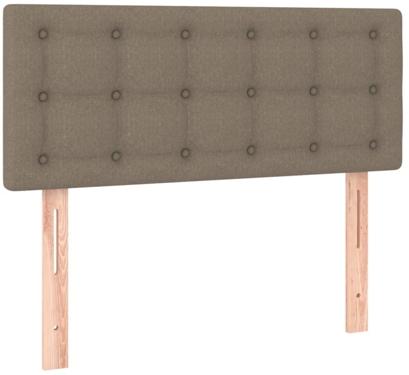 ΚΡΕΒΑΤΙ BOXSPRING ΜΕ ΣΤΡΩΜΑ & LED TAUPE 100X200 ΕΚ. ΥΦΑΣΜΑΤΙΝΟ 3134017