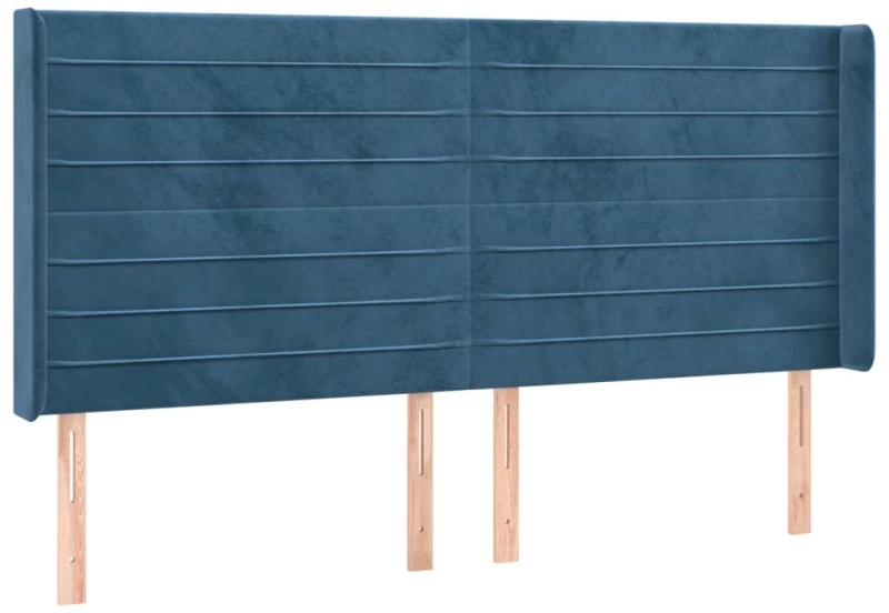 ΚΡΕΒΑΤΙ BOXSPRING ΜΕ ΣΤΡΩΜΑ & LED ΣΚ. ΜΠΛΕ 200X200ΕΚ. ΒΕΛΟΥΔΙΝΟ 3139647