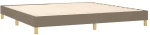ΚΡΕΒΑΤΙ BOXSPRING ΜΕ ΣΤΡΩΜΑ TAUPE 200X200 ΕΚ. ΥΦΑΣΜΑΤΙΝΟ 3140805