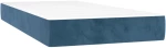 ΚΡΕΒΑΤΙ BOXSPRING ΜΕ ΣΤΡΩΜΑ ΣΚΟΥΡΟ ΜΠΛΕ 80 X 200 ΕΚ. ΒΕΛΟΥΔΙΝΟ 3143053
