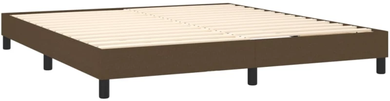 ΚΡΕΒΑΤΙ BOXSPRING ΜΕ ΣΤΡΩΜΑ & LED ΣΚ.ΚΑΦΕ 180X200ΕΚ. ΥΦΑΣΜΑΤΙΝΟ 3133016