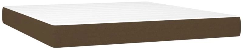 ΚΡΕΒΑΤΙ BOXSPRING ΜΕ ΣΤΡΩΜΑ & LED ΣΚ.ΚΑΦΕ 180X200ΕΚ. ΥΦΑΣΜΑΤΙΝΟ 3133016