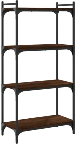 ΒΙΒΛΙΟΘΗΚΗ 4 ΕΠΙΠΕΔΩΝ ΚΑΦΕ ΔΡΥΣ 60 X 30 X 120 ΕΚ. ΕΠΕΞΕΡΓ. ΞΥΛΟ 837656