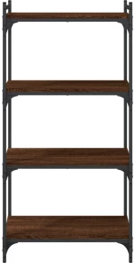 ΒΙΒΛΙΟΘΗΚΗ 4 ΕΠΙΠΕΔΩΝ ΚΑΦΕ ΔΡΥΣ 60 X 30 X 120 ΕΚ. ΕΠΕΞΕΡΓ. ΞΥΛΟ 837656