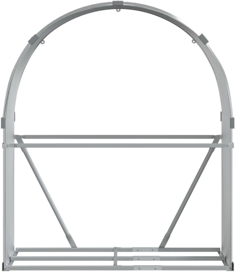 ΞΥΛΟΘΗΚΗ ΑΣΗΜΙ 120X45X140 ΕΚ. ΑΠΟ ΓΑΛΒΑΝΙΣΜΕΝΟ ΑΤΣΑΛΙ 364591
