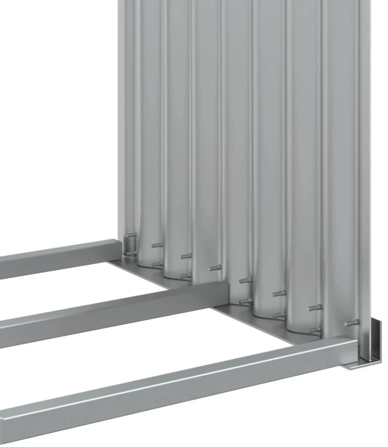 ΞΥΛΟΘΗΚΗ ΑΣΗΜΙ 120X45X140 ΕΚ. ΑΠΟ ΓΑΛΒΑΝΙΣΜΕΝΟ ΑΤΣΑΛΙ 364591