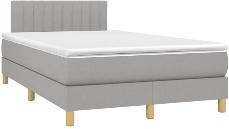 ΚΡΕΒΑΤΙ BOXSPRING ΜΕ ΣΤΡΩΜΑ & LED ΑΝ.ΓΚΡΙ 120X200 ΕΚ ΥΦΑΣΜΑΤΙΝΟ 3133861