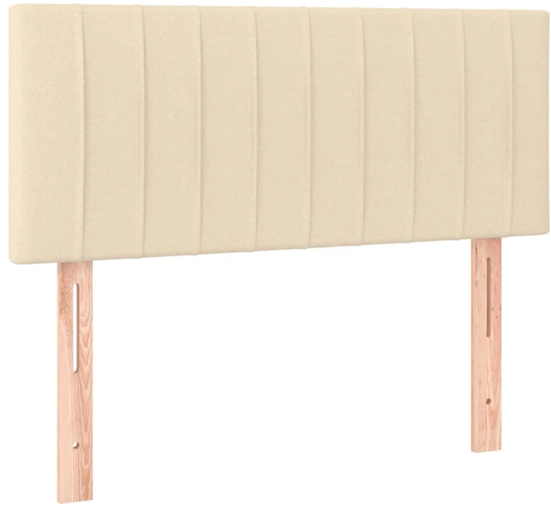 ΚΡΕΒΑΤΙ BOXSPRING ΜΕ ΣΤΡΩΜΑ ΚΡΕΜ 100 X 200 ΕΚ. ΥΦΑΣΜΑΤΙΝΟ 3140758