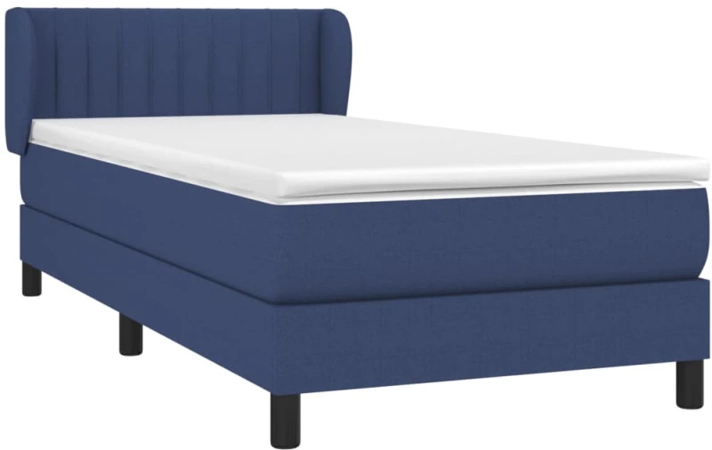 ΚΡΕΒΑΤΙ BOXSPRING ΜΕ ΣΤΡΩΜΑ ΜΠΛΕ 100 X 200 ΕΚ. ΥΦΑΣΜΑΤΙΝΟ 3126387