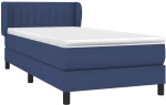 ΚΡΕΒΑΤΙ BOXSPRING ΜΕ ΣΤΡΩΜΑ ΜΠΛΕ 100 X 200 ΕΚ. ΥΦΑΣΜΑΤΙΝΟ 3126387