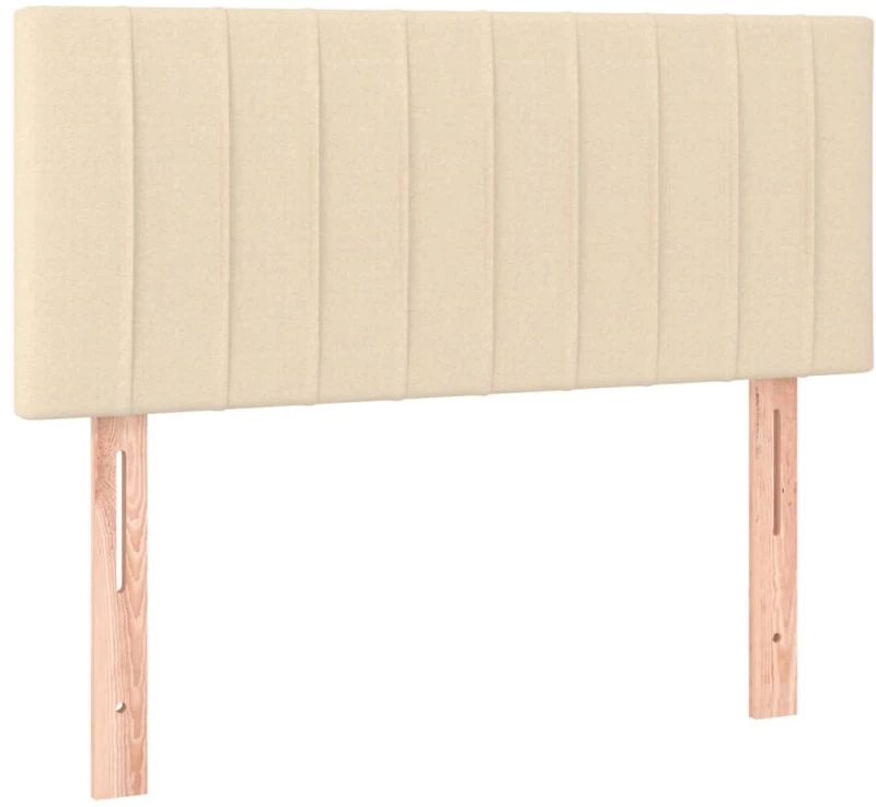 ΚΡΕΒΑΤΙ BOXSPRING ΜΕ ΣΤΡΩΜΑ ΚΡΕΜ 90X200 ΕΚ.ΥΦΑΣΜΑΤΙΝΟ 3126938