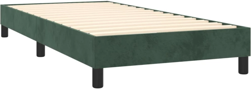 ΚΡΕΒΑΤΙ BOXSPRING ΜΕ ΣΤΡΩΜΑ & LED ΣΚ. ΠΡΑΣΙΝΟ 100X200ΕΚ ΒΕΛΟΥΔΟ 3134510