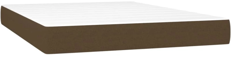 ΚΡΕΒΑΤΙ BOXSPRING ΜΕ ΣΤΡΩΜΑ & LED ΣΚ.ΚΑΦΕ 140X200 ΕΚ ΥΦΑΣΜΑΤΙΝΟ 3139040