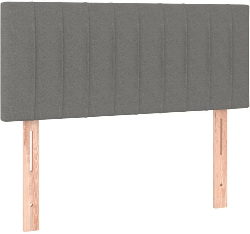 ΚΡΕΒΑΤΙ BOXSPRING ΜΕ ΣΤΡΩΜΑ ΣΚΟΥΡΟ ΓΚΡΙ 90X200 ΕΚ. ΥΦΑΣΜΑΤΙΝΟ 3140746
