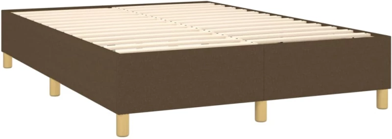 ΚΡΕΒΑΤΙ BOXSPRING ΜΕ ΣΤΡΩΜΑ ΣΚΟΥΡΟ ΚΑΦΕ 140X200 ΕΚ ΥΦΑΣΜΑΤΙΝΟ 3142500