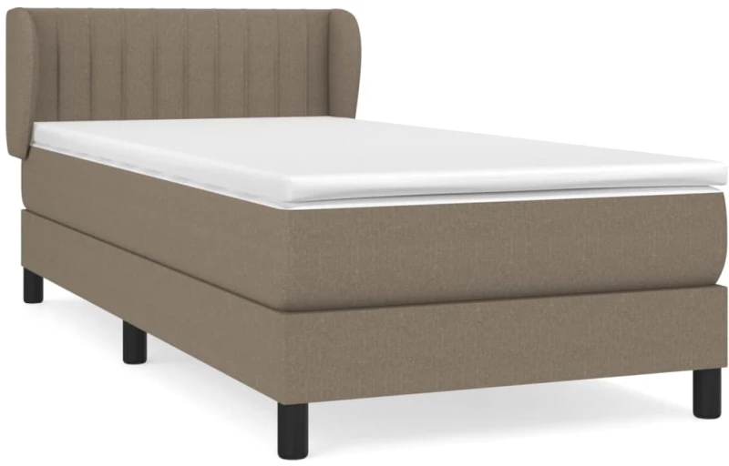ΚΡΕΒΑΤΙ BOXSPRING ΜΕ ΣΤΡΩΜΑ TAUPE 90X200 ΕΚ. ΥΦΑΣΜΑΤΙΝΟ 3126377