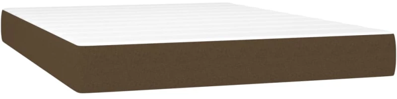 ΚΡΕΒΑΤΙ BOXSPRING ΜΕ ΣΤΡΩΜΑ & LED ΣΚ.ΚΑΦΕ 140X190ΕΚ. ΥΦΑΣΜΑΤΙΝΟ 3135592