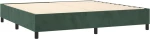ΚΡΕΒΑΤΙ BOXSPRING ΜΕ ΣΤΡΩΜΑ ΣΚΟΥΡΟ ΠΡΑΣΙΝΟ 200X200ΕΚ. ΒΕΛΟΥΔΙΝΟ 3143046