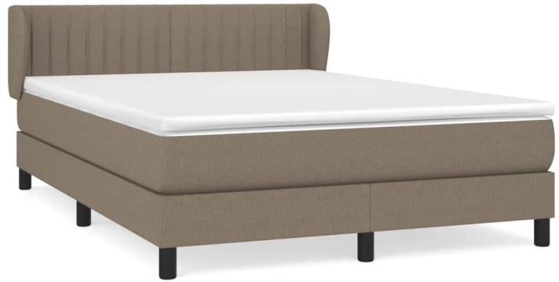 ΚΡΕΒΑΤΙ BOXSPRING ΜΕ ΣΤΡΩΜΑ TAUPE 140X200 ΕΚ. ΥΦΑΣΜΑΤΙΝΟ 3126409