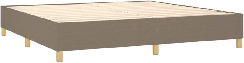 ΚΡΕΒΑΤΙ BOXSPRING ΜΕ ΣΤΡΩΜΑ TAUPE 200X200 ΕΚ. ΥΦΑΣΜΑΤΙΝΟ 3128713
