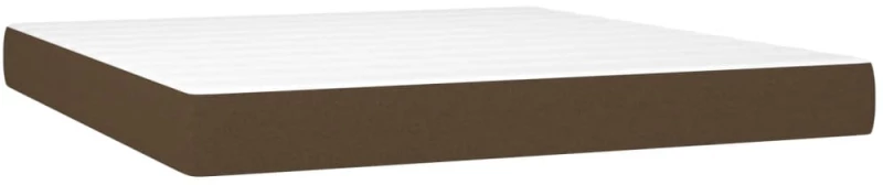 ΚΡΕΒΑΤΙ BOXSPRING ΜΕ ΣΤΡΩΜΑ ΣΚΟΥΡΟ ΚΑΦΕ 160X200 ΕΚ ΥΦΑΣΜΑΤΙΝΟ 3141948