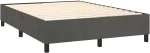 ΚΡΕΒΑΤΙ BOXSPRING ΜΕ ΣΤΡΩΜΑ ΣΚΟΥΡΟ ΓΚΡΙ 140X200 ΕΚ. ΒΕΛΟΥΔΙΝΟ 3129334