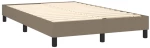 ΚΡΕΒΑΤΙ BOXSPRING ΜΕ ΣΤΡΩΜΑ & LED TAUPE 120X200 ΕΚ. ΥΦΑΣΜΑΤΙΝΟ 3133305
