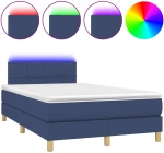 ΚΡΕΒΑΤΙ BOXSPRING ΜΕ ΣΤΡΩΜΑ & LED ΜΠΛΕ 120X200 ΕΚ. ΥΦΑΣΜΑΤΙΝΟ 3133707