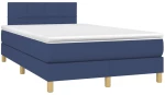 ΚΡΕΒΑΤΙ BOXSPRING ΜΕ ΣΤΡΩΜΑ & LED ΜΠΛΕ 120X200 ΕΚ. ΥΦΑΣΜΑΤΙΝΟ 3133707
